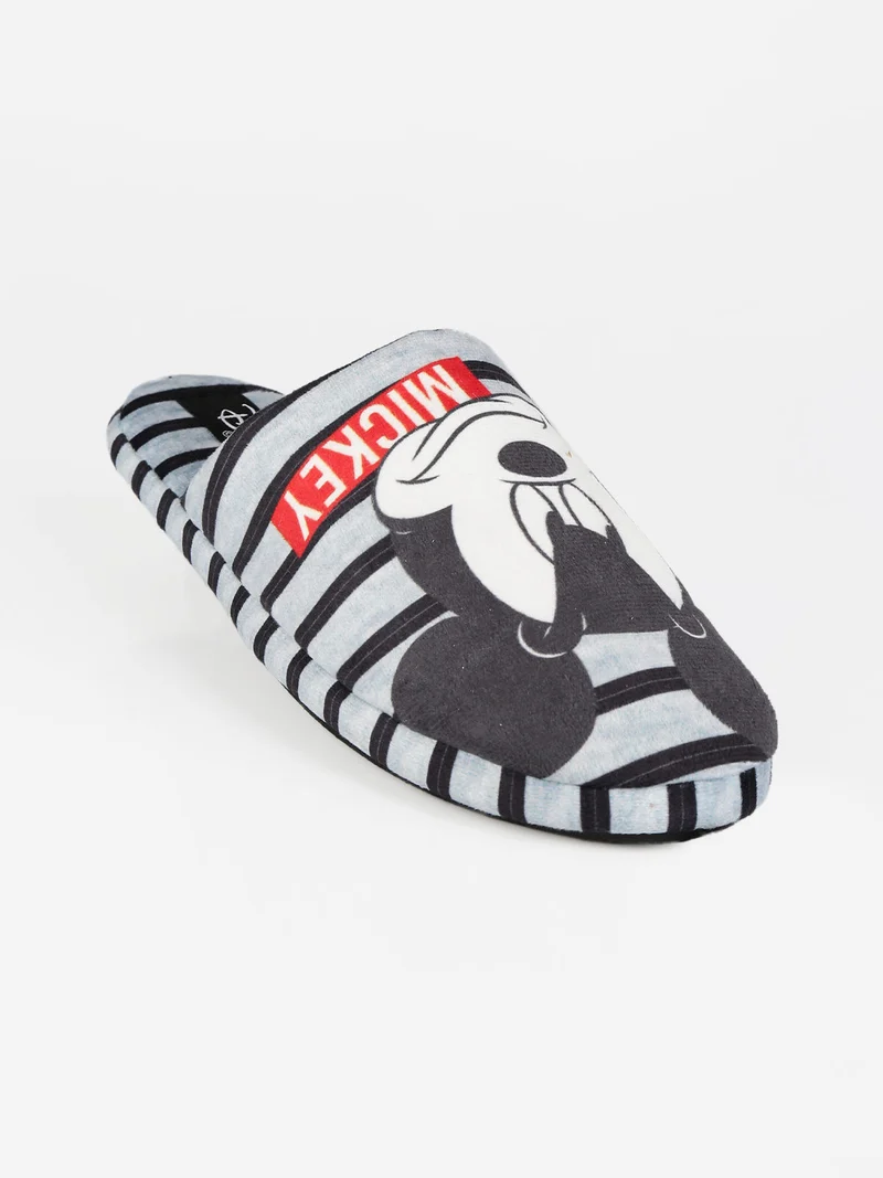 Pantofole donna con stampe - grigio