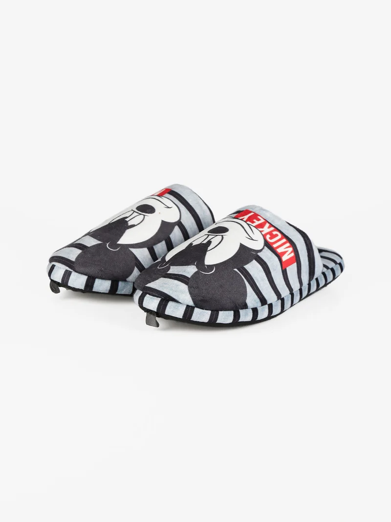Pantofole donna con stampe - grigio