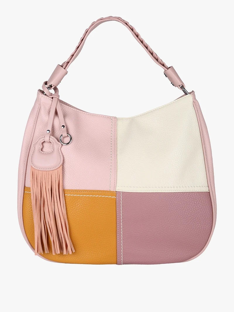 Borsa donna hobo colorata - rosa