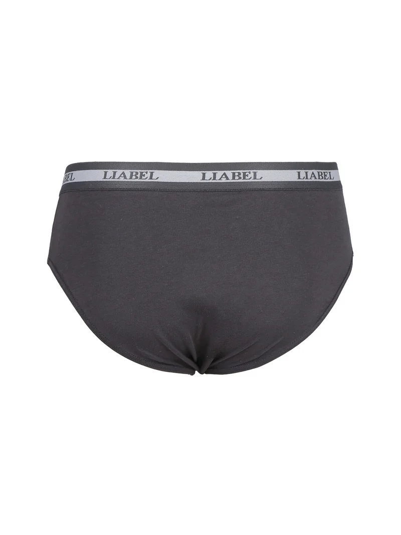 Slip da uomo in cotone elasticizzato - grigio scuro
