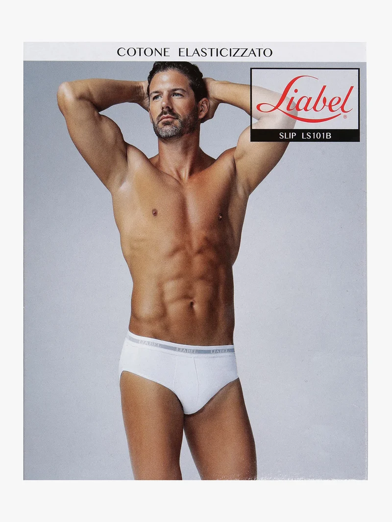 Slip da uomo in cotone elasticizzato - grigio scuro