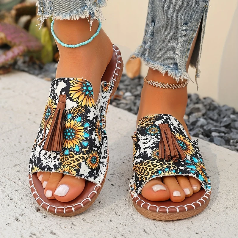 Damen Slides | Ergonomische Komfort-Sohle | Rutschfest & Schnell Trocknend | Sommer Freizeit Sandalen