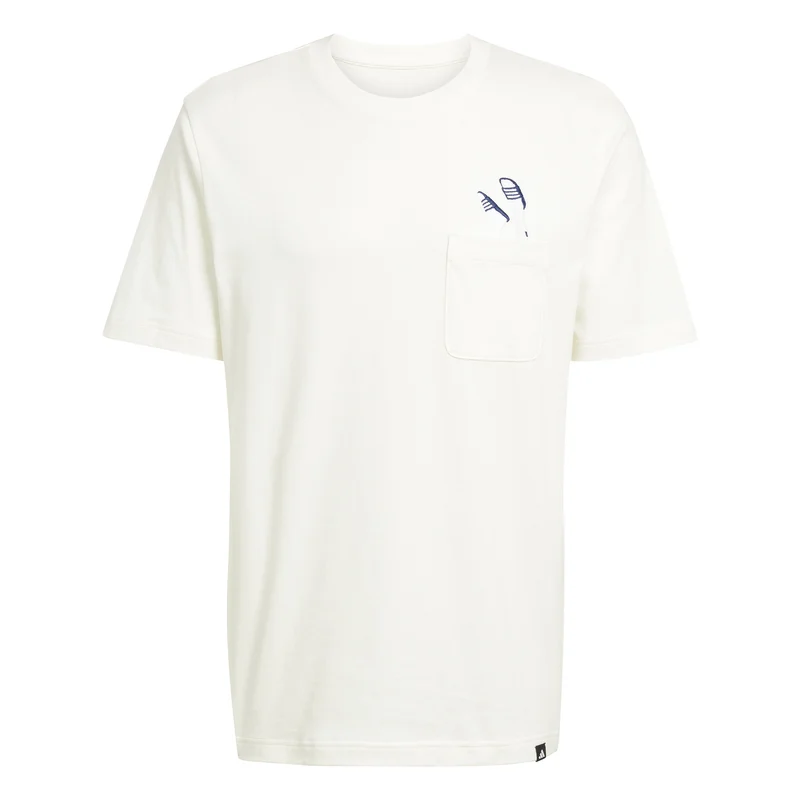 ADIDAS M L SLIDE PKT T T-Shirt aus Baumwolle