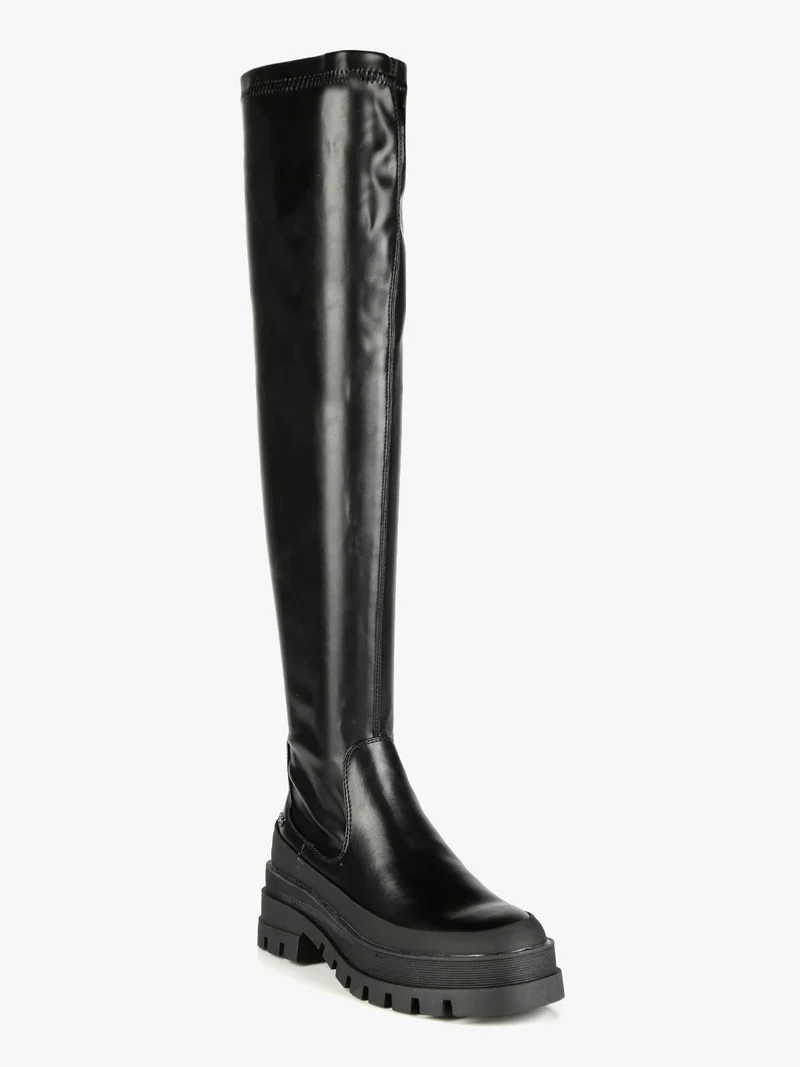 Stivali da donna con platform - nero