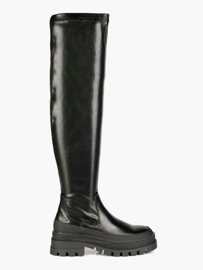 Stivali da donna con platform - nero