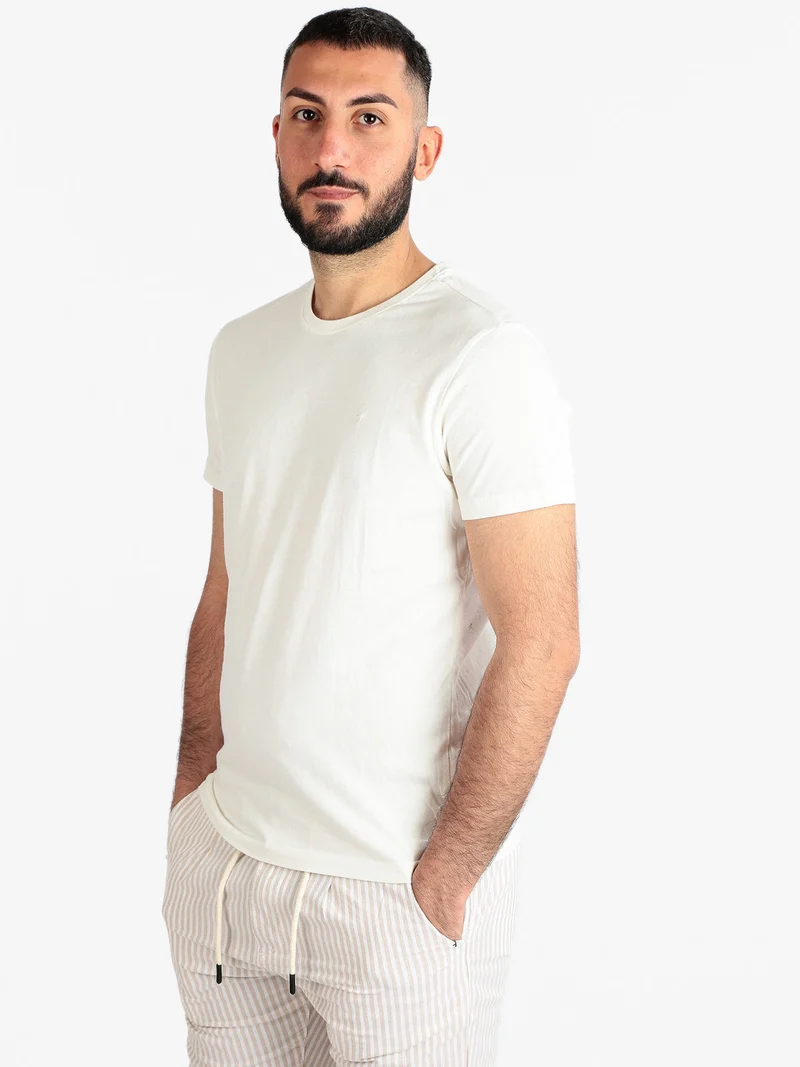 T-shirt uomo manica corta - bianco