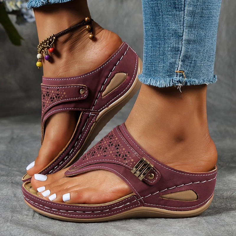 Damen Ergonomische Sandalen | OrthoCloud™ Wohlfühl-Design | Atmungsaktiv & Rutschfest | Sommerkomfort