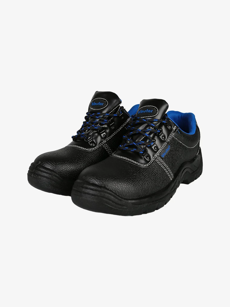 Scarpe uomo antinfortunistiche in pelle waterproof - nero
