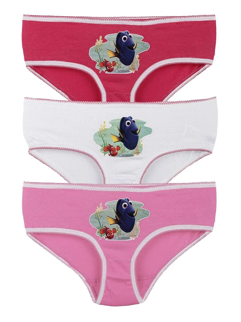 Tris slip bambina in cotone - assortito