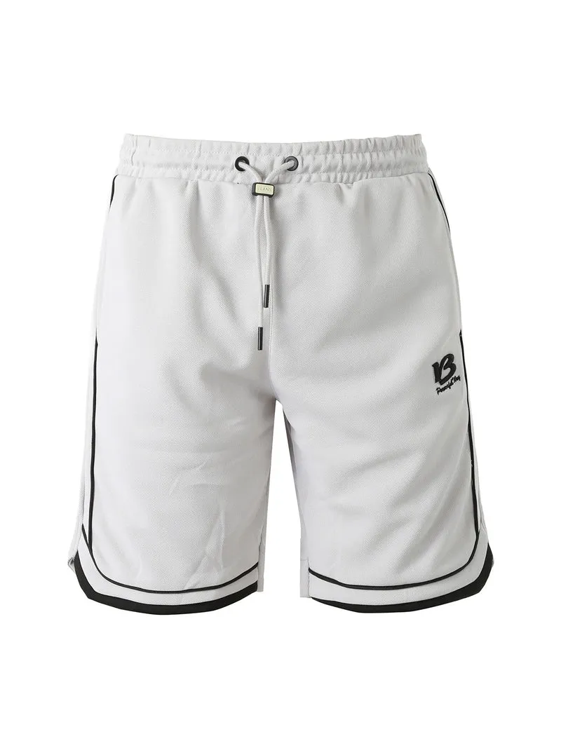 Bermuda da uomo con coulisse - grigio chiaro