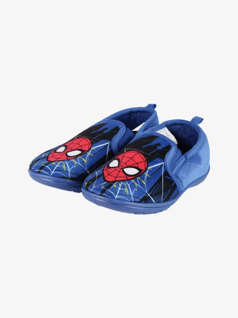 Spider Man pantofole alte chiuse da bambino - blu