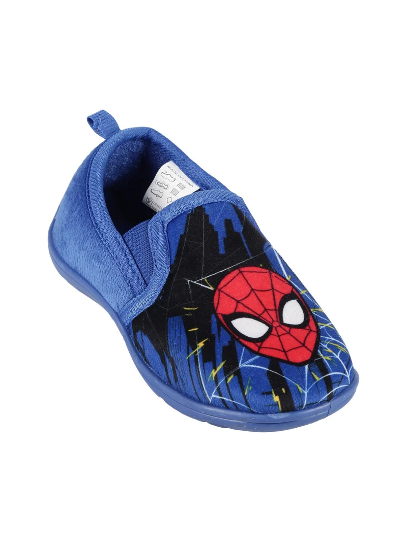 Spider Man pantofole alte chiuse da bambino - blu