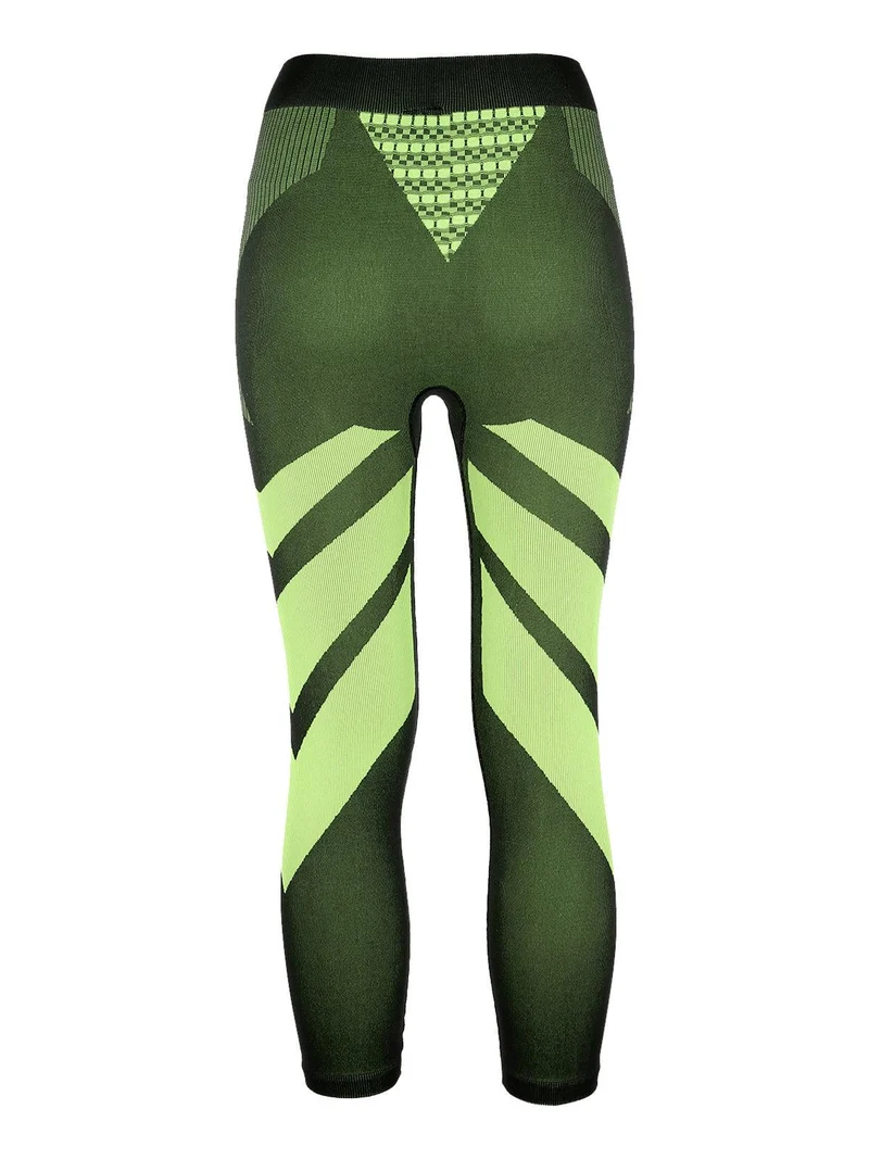 Leggings fitness 3/4 - giallo