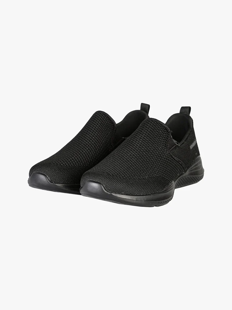 WALKY Sneakers donna slip on in maglia - nero