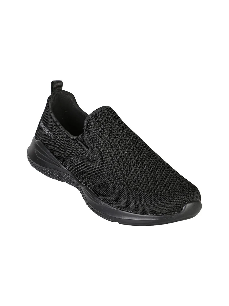 WALKY Sneakers donna slip on in maglia - nero