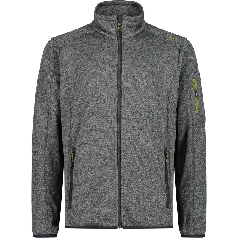 CMP MAN JACKET Herren Fleecejacke SAGE-ANTRACITE
