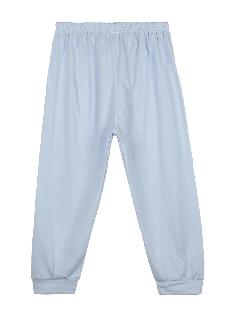 Pigiama bimbo in cotone 2 pezzi - azzurro