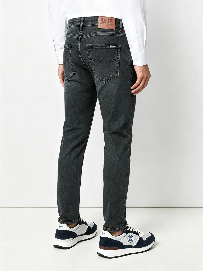 Jeans da uomo regular fit a vita bassa - avion