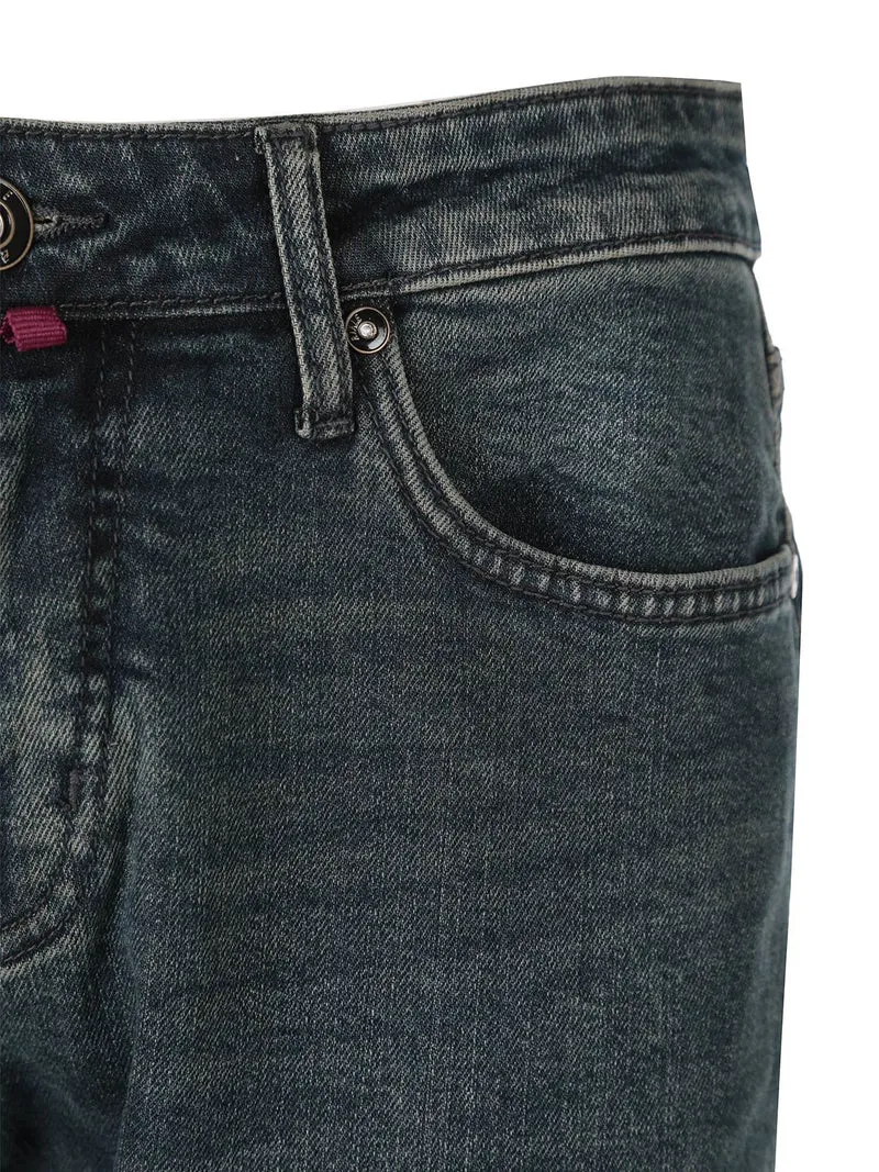 Jeans da uomo regular fit a vita bassa - avion