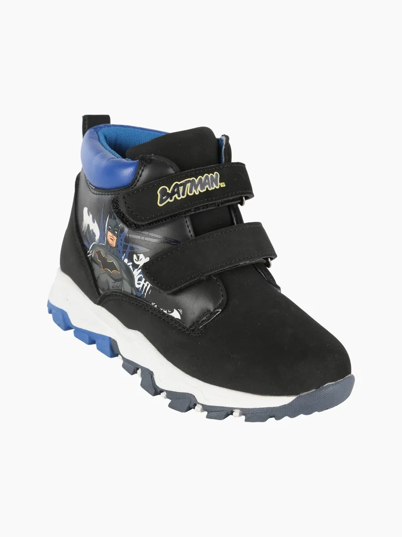 Sneakers alte da bambino con strappi - nero