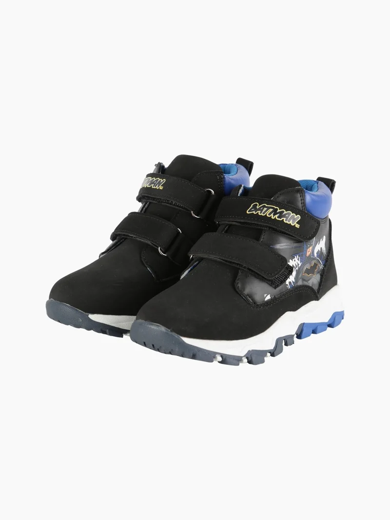 Sneakers alte da bambino con strappi - nero