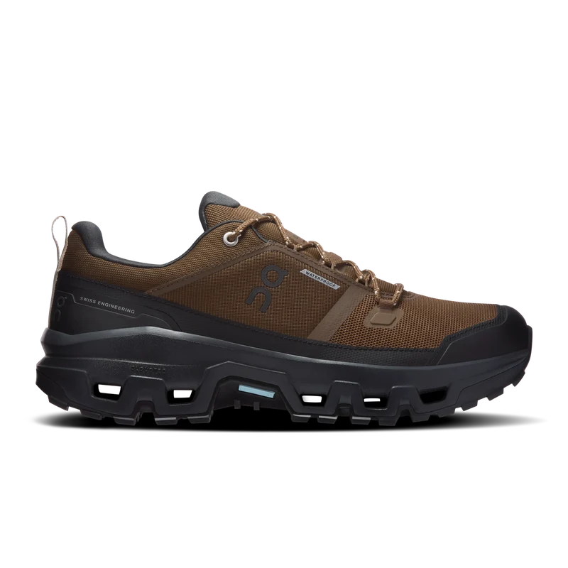 ON Cloudrock Low WP wasserdichter, gedämpfter Outdoorschuh