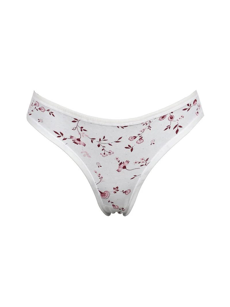 Brasiliana donna in pizzo - panna