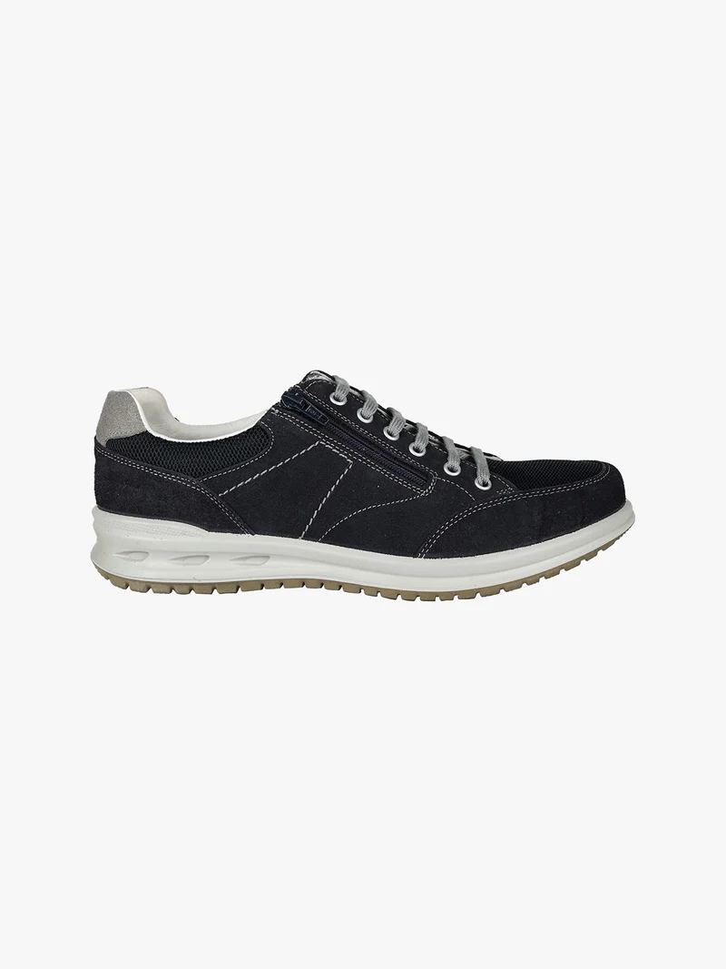 HECTOR VESUVIO Sneakers in pelle scamosciata da uomo - blu scuro