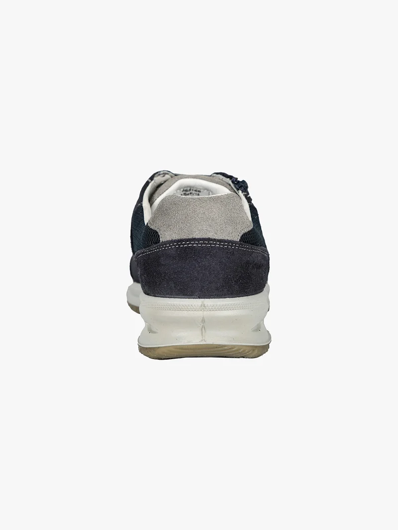HECTOR VESUVIO Sneakers in pelle scamosciata da uomo - blu scuro