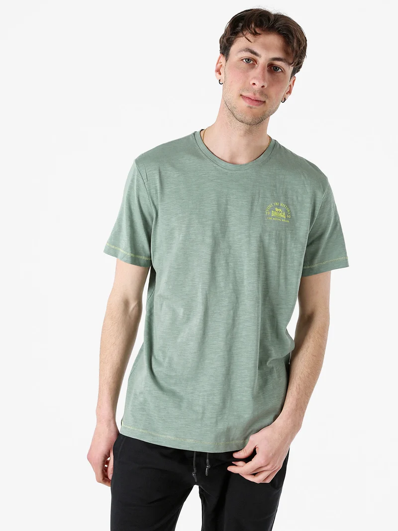 T-shirt da uomo in cotone - pistacchio