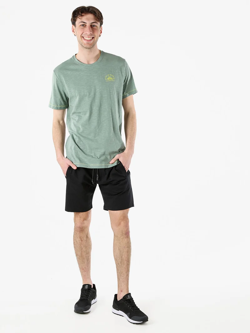 T-shirt da uomo in cotone - pistacchio