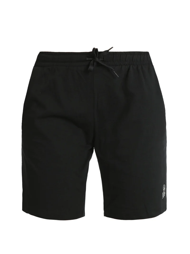 Shorts sportivi donna con coulisse - blu scuro