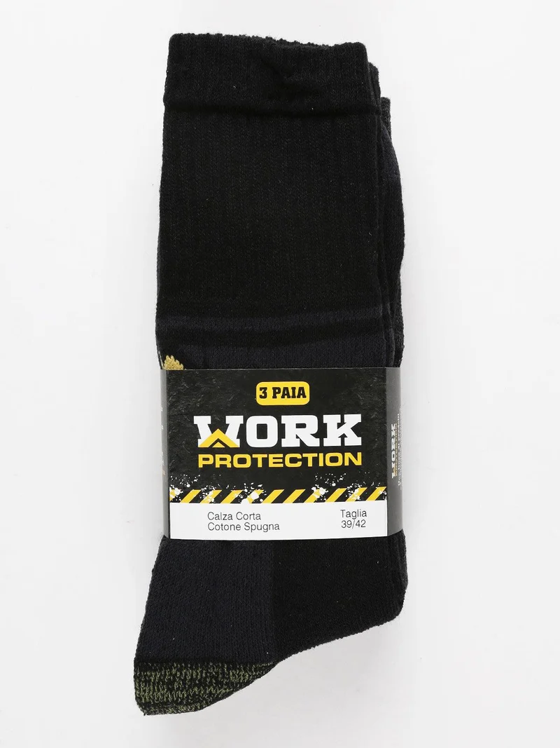 Calze corte da lavoro uomo 3 Paia - assortito