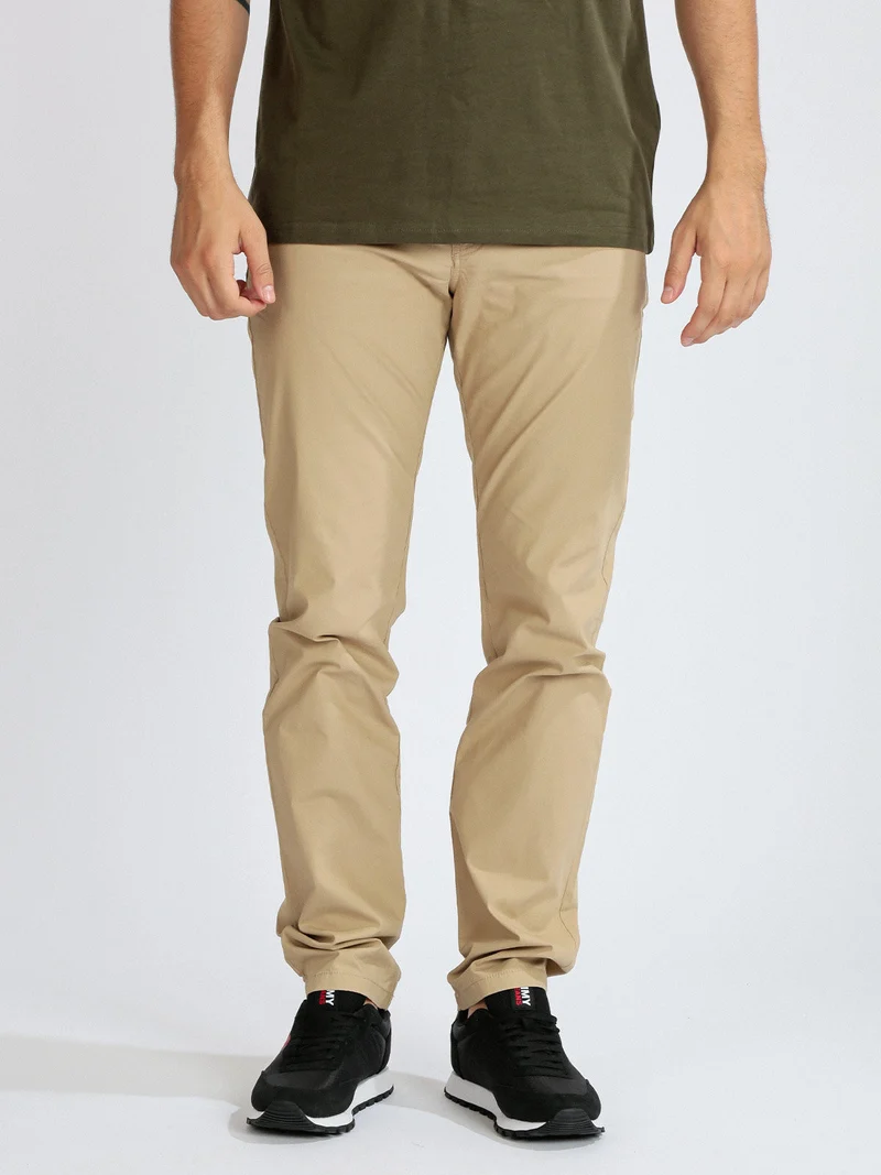 Pantaloni uomo in cotone - beige