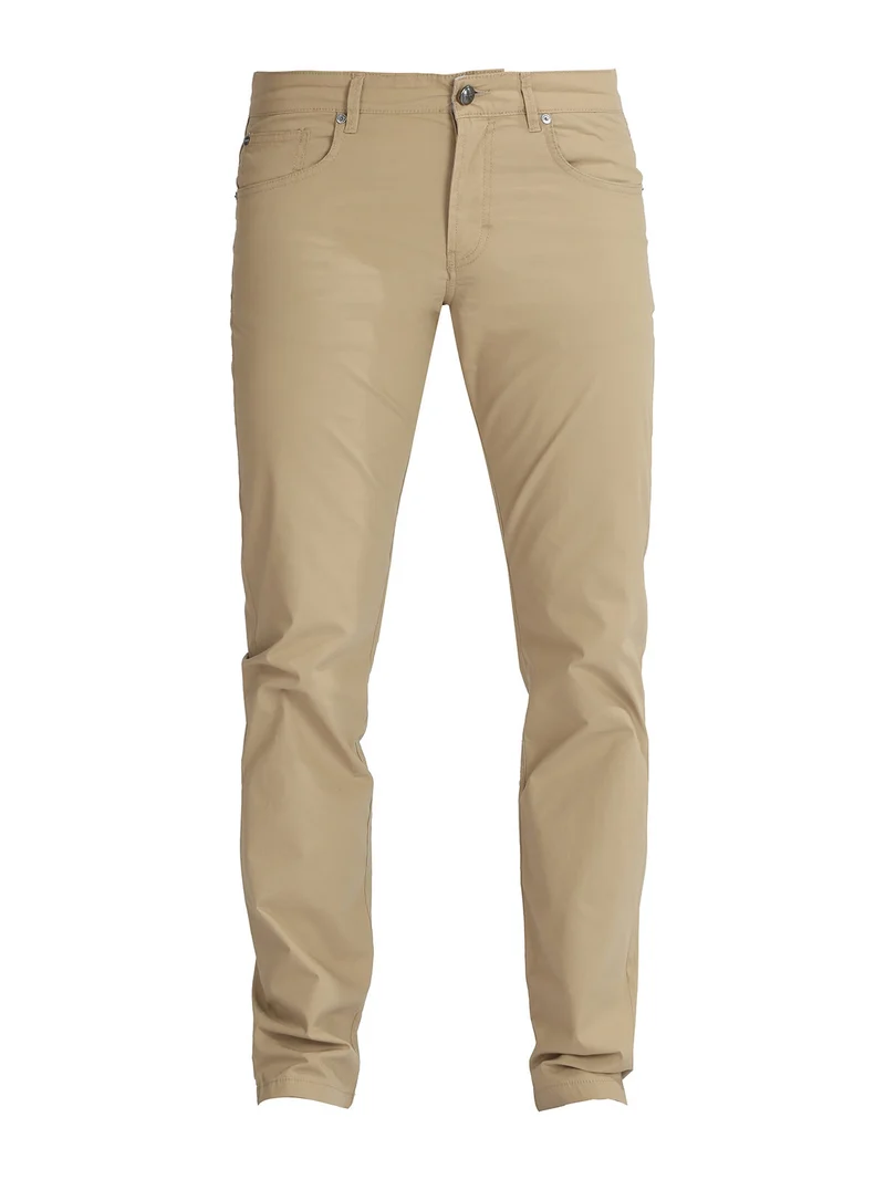 Pantaloni uomo in cotone - beige