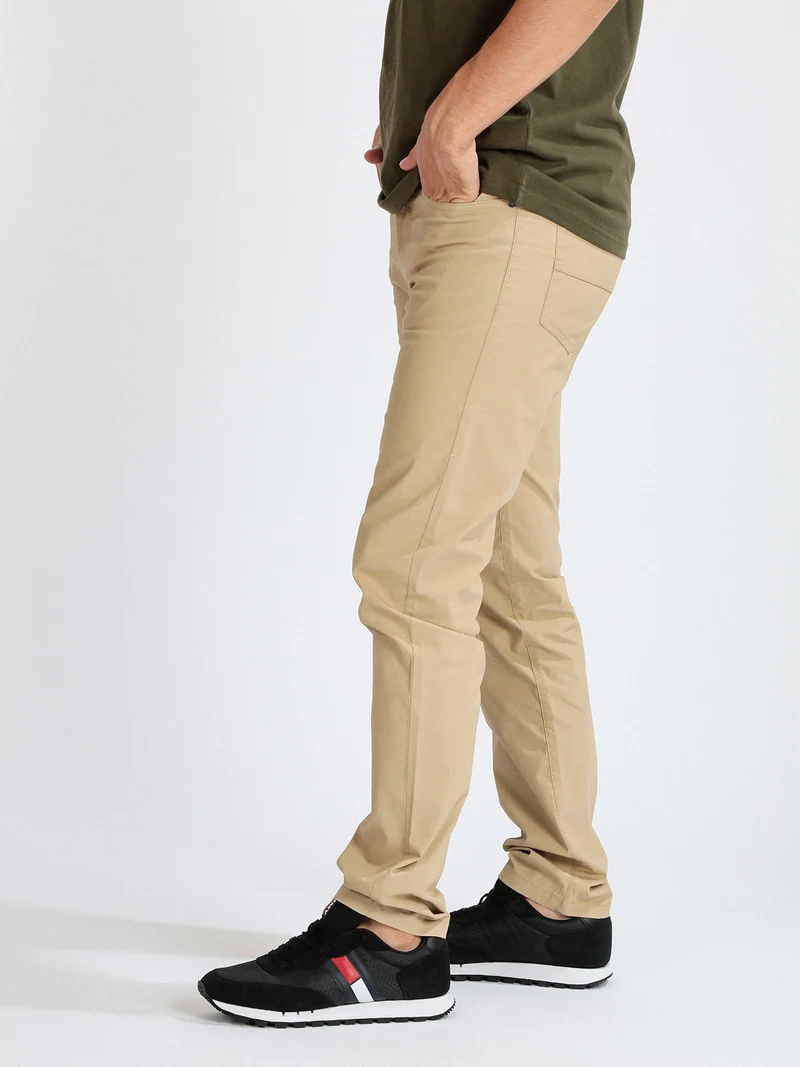 Pantaloni uomo in cotone - beige