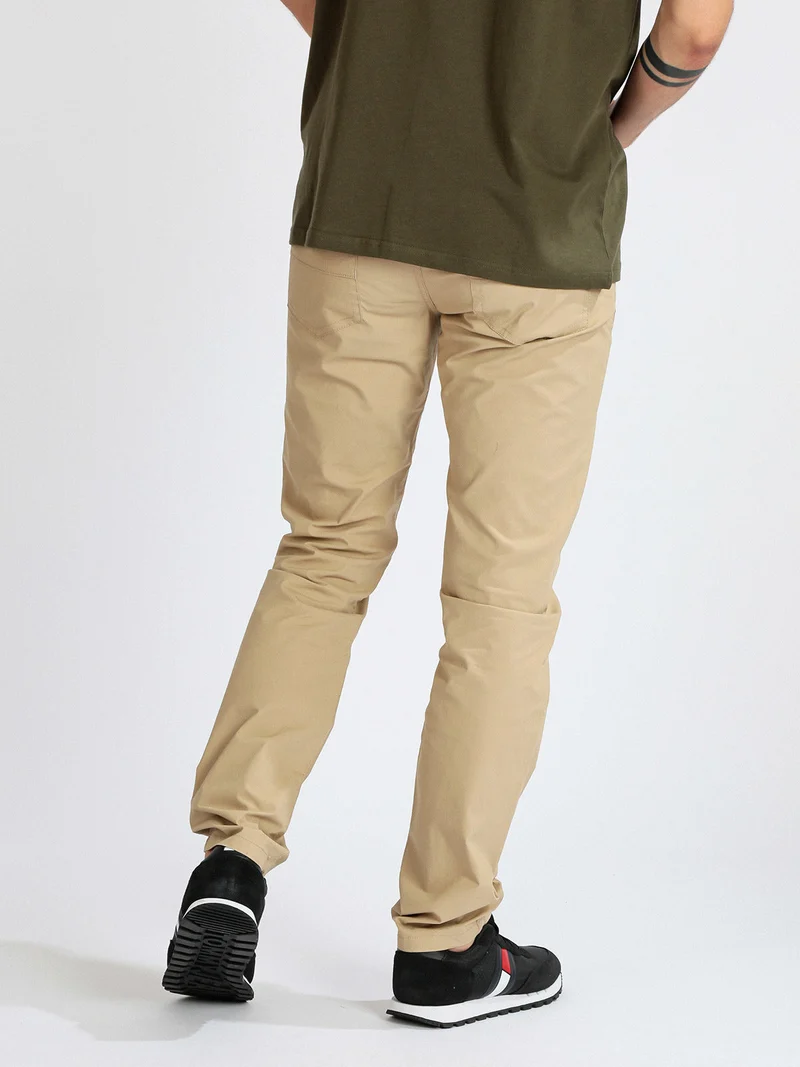 Pantaloni uomo in cotone - beige