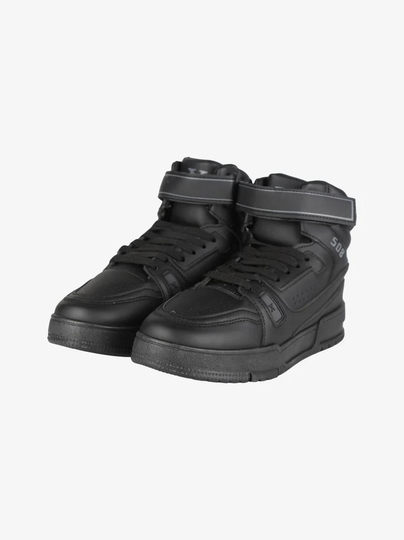 Sneakers alte sportive da donna - nero