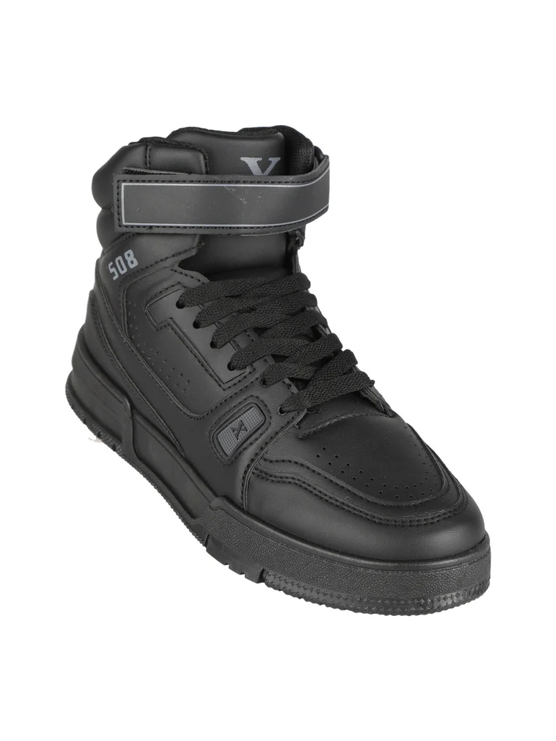 Sneakers alte sportive da donna - nero