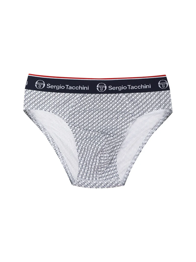 Slip da uomo in cotone a fantasia - bianco
