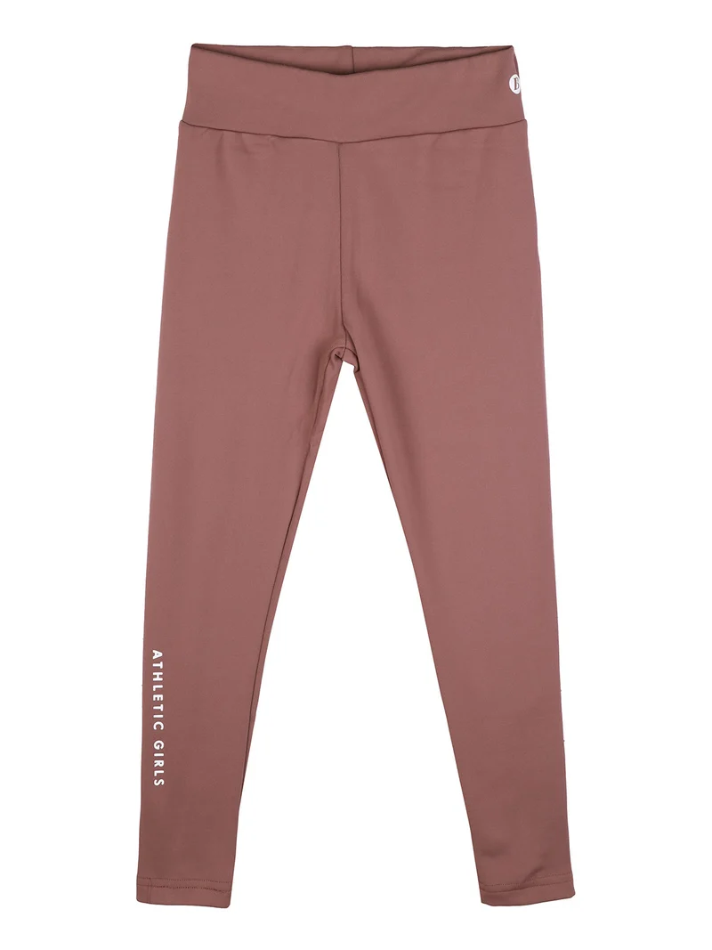 Leggings da bambina con interno felpato - marrone