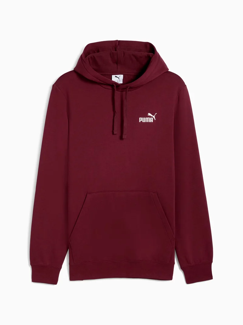 ESS SMALL N.o 1 LOGO HOODIE Felpa uomo con cappuccio - bordeaux
