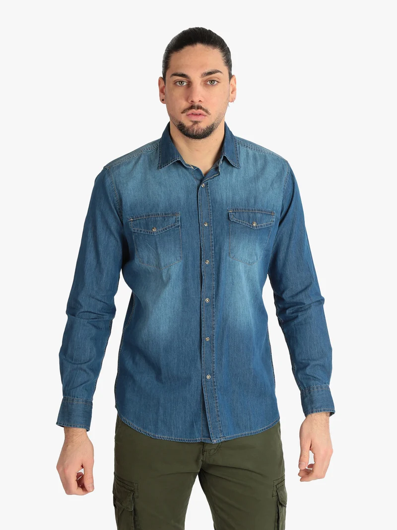 Camicia di jeans da uomo - jeans