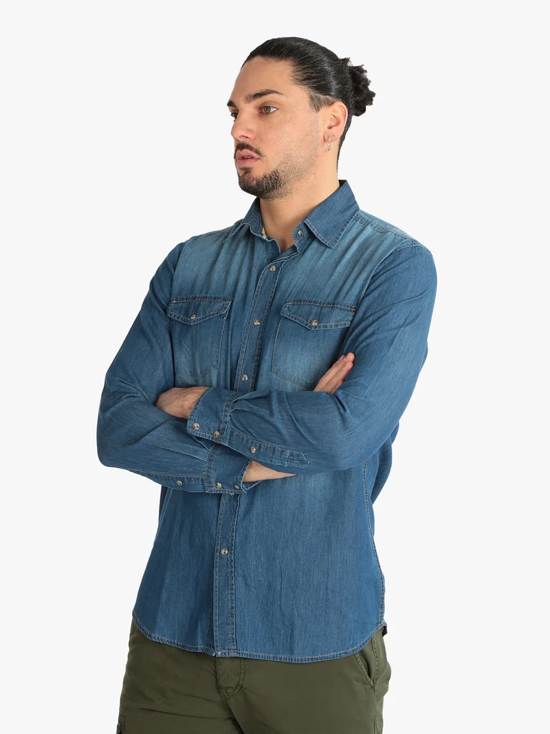 Camicia di jeans da uomo - jeans