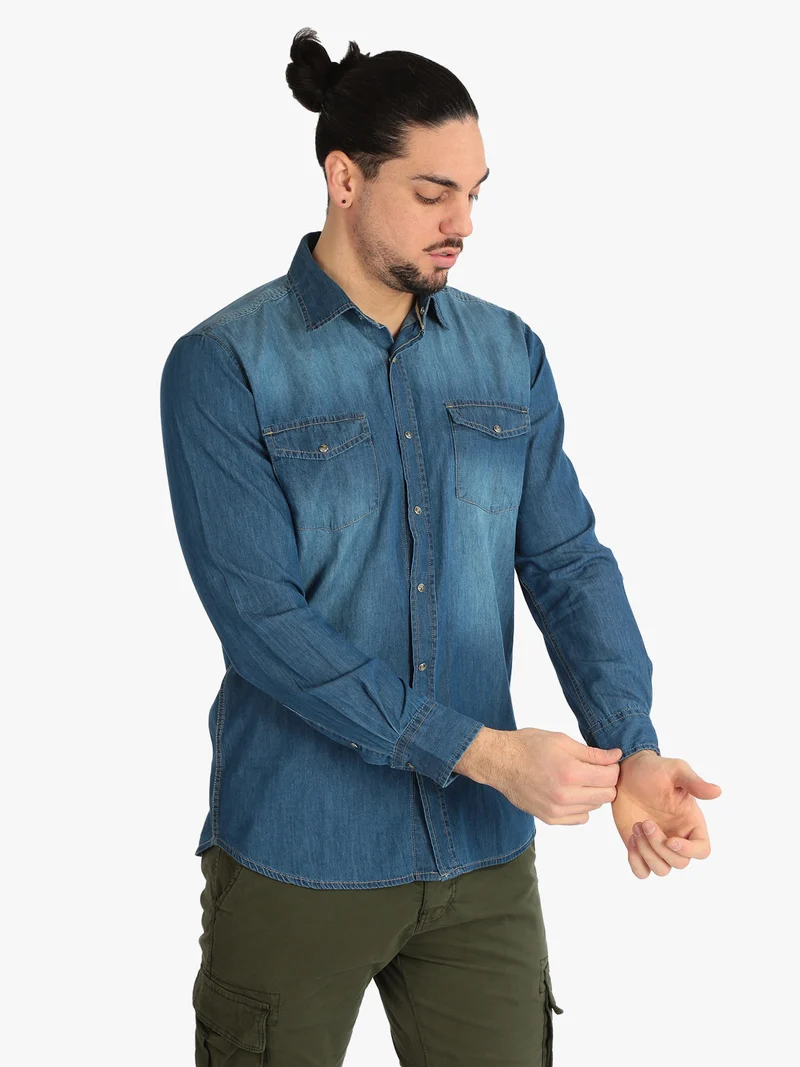 Camicia di jeans da uomo - jeans