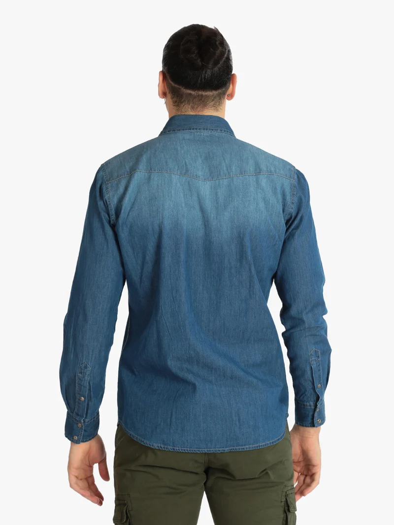 Camicia di jeans da uomo - jeans