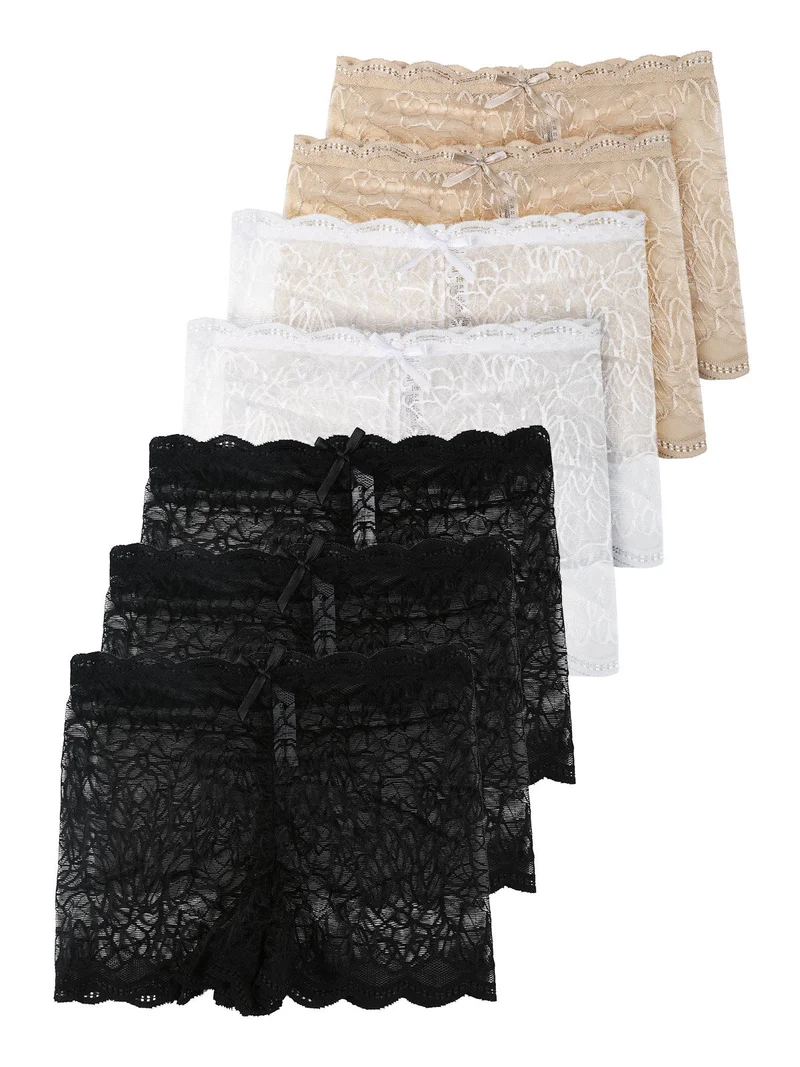 Confezione da 7 culotte da donna in pizzo - multicolore