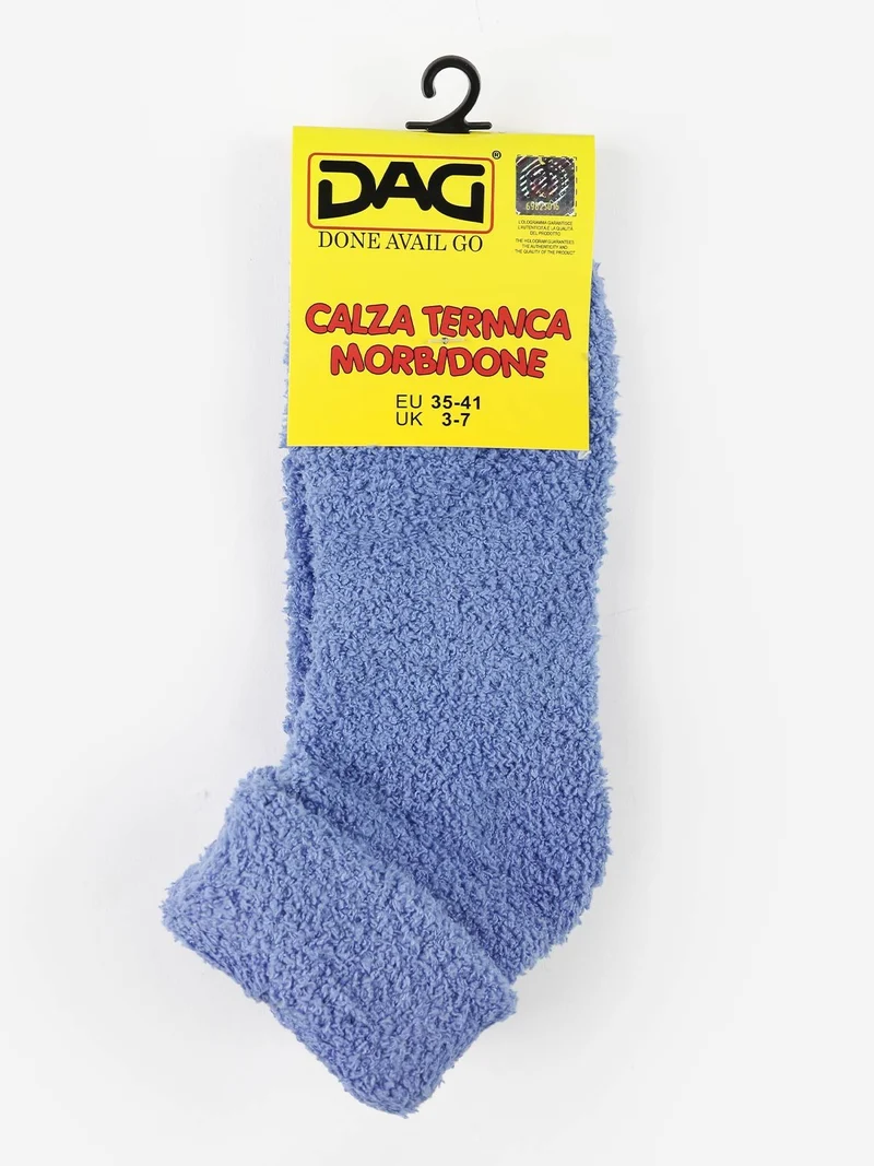 Calze donna termiche morbidone - blu