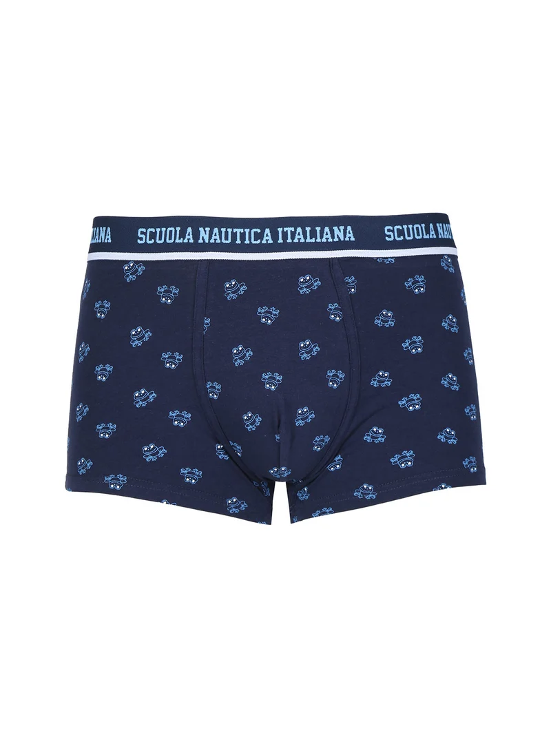 Boxer da uomo con stampe - blu scuro