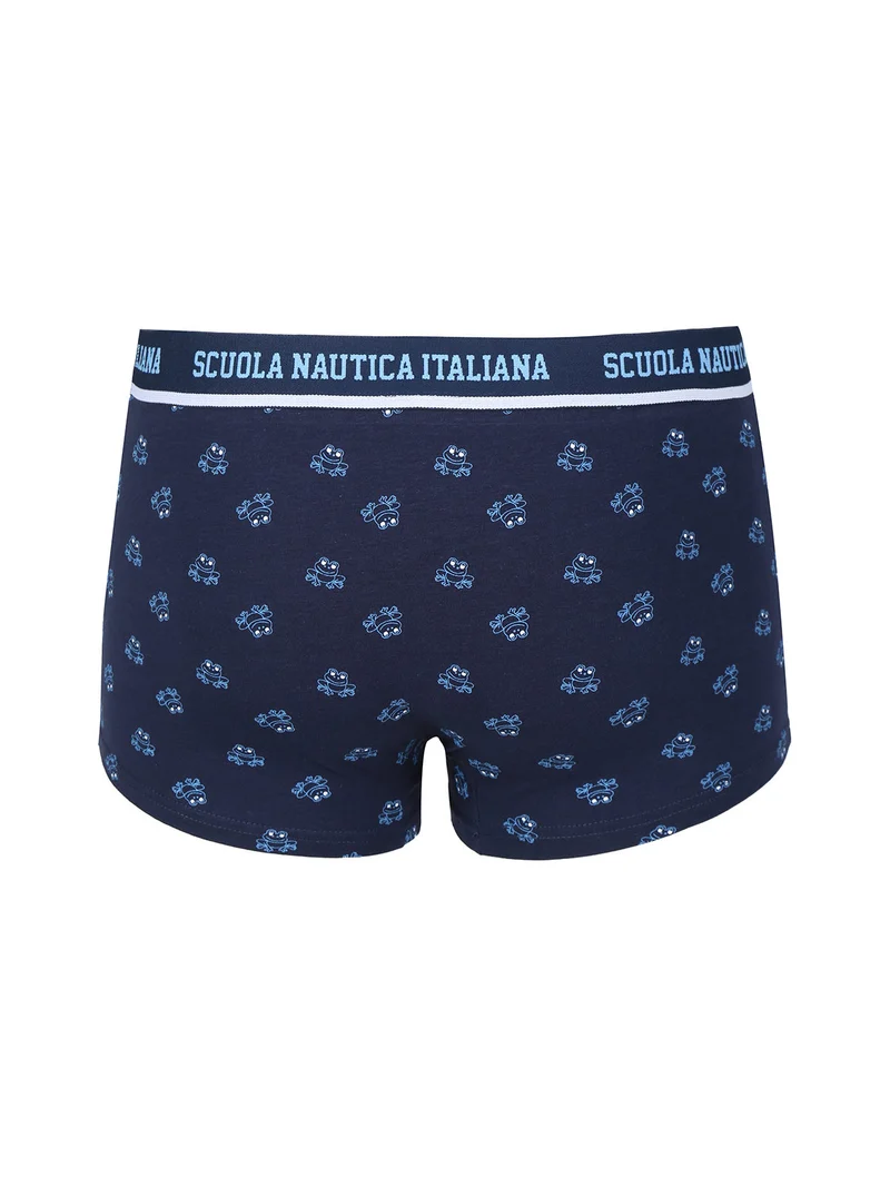 Boxer da uomo con stampe - blu scuro